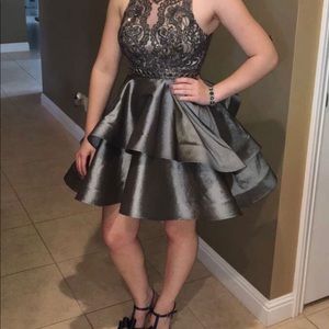 Beautiful beaded prom dress